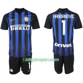Billige Fotballdrakter Inter Milan HANDANOVIC 1 Barn Hjemmedraktsett 2018/19 Kortermet
